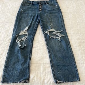 Wild Fable Distressed Cropped Jeans Sz 6